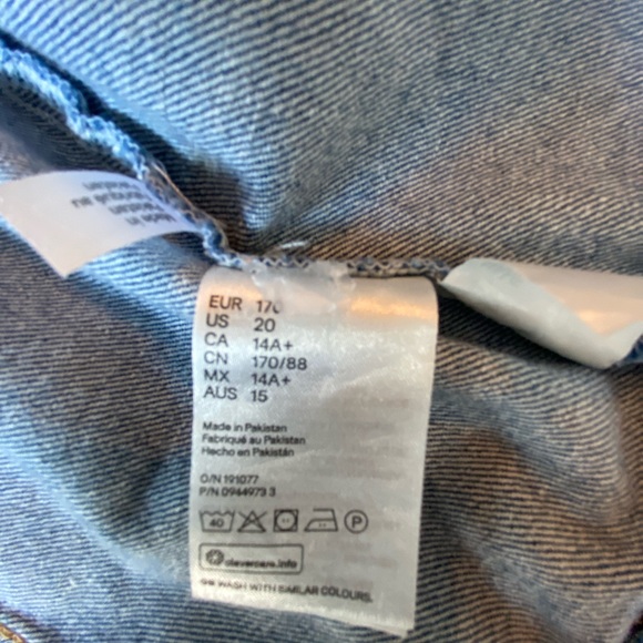 Lee x H&M oversized denim Jean jacket - Picture 5 of 6